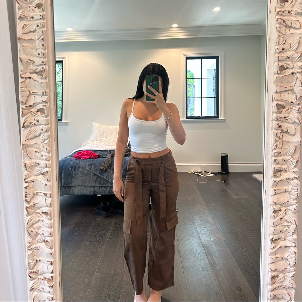 Brown Zara cargo pants